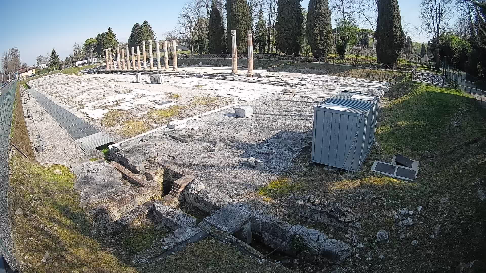 Webcam Forum Romanum von Aquileia – Liveblick auf das antike Zentrum