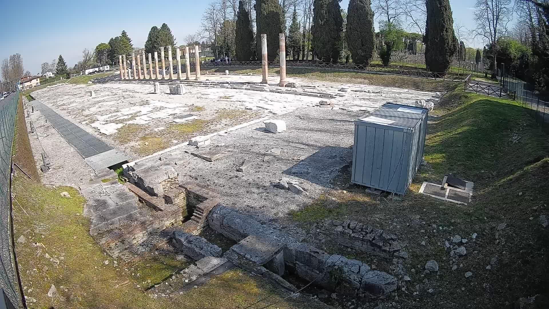 Webcam du Forum Romain d’Aquilée – Vue en direct du site antique