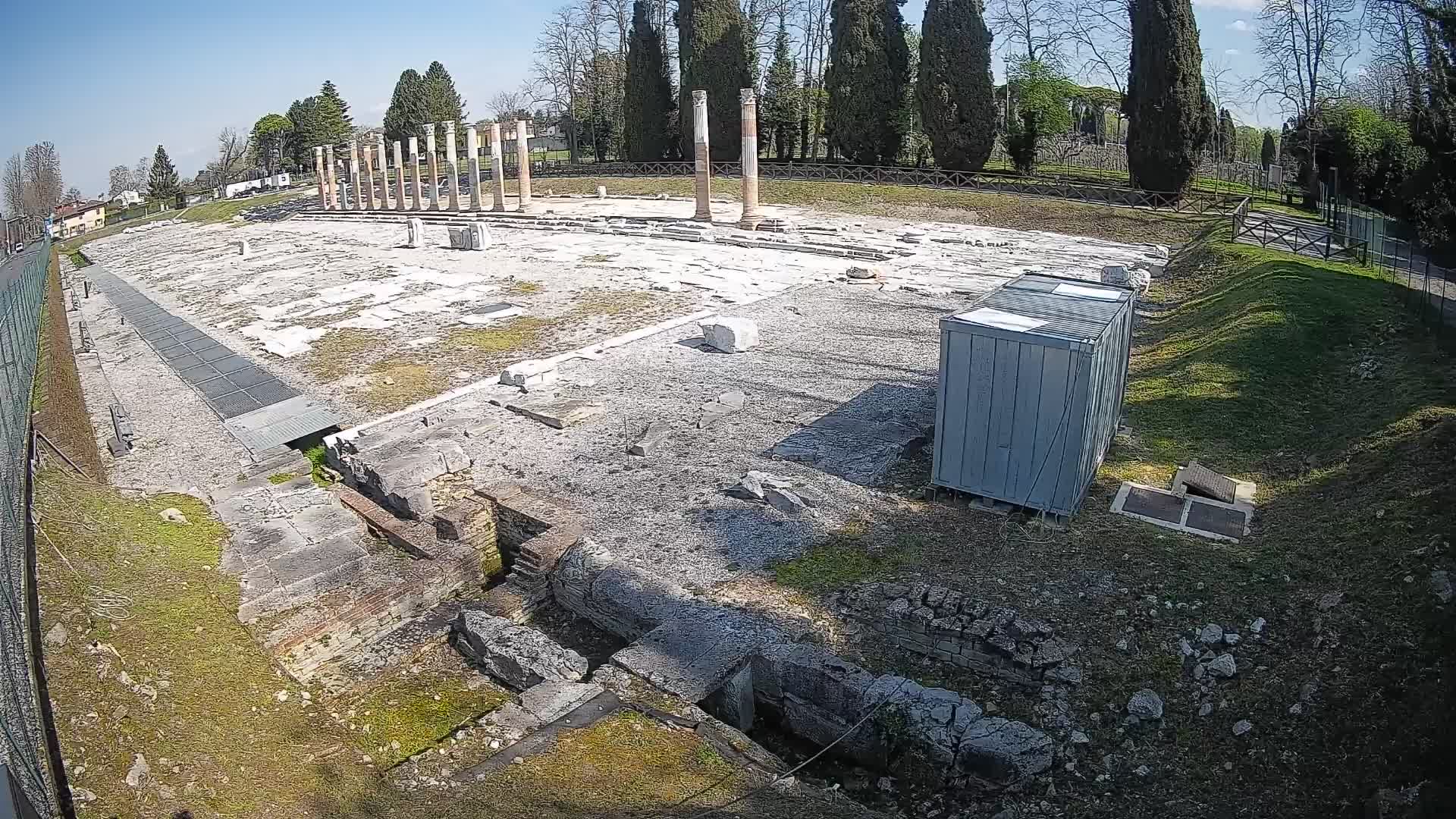 Webcam Forum Romanum von Aquileia – Liveblick auf das antike Zentrum