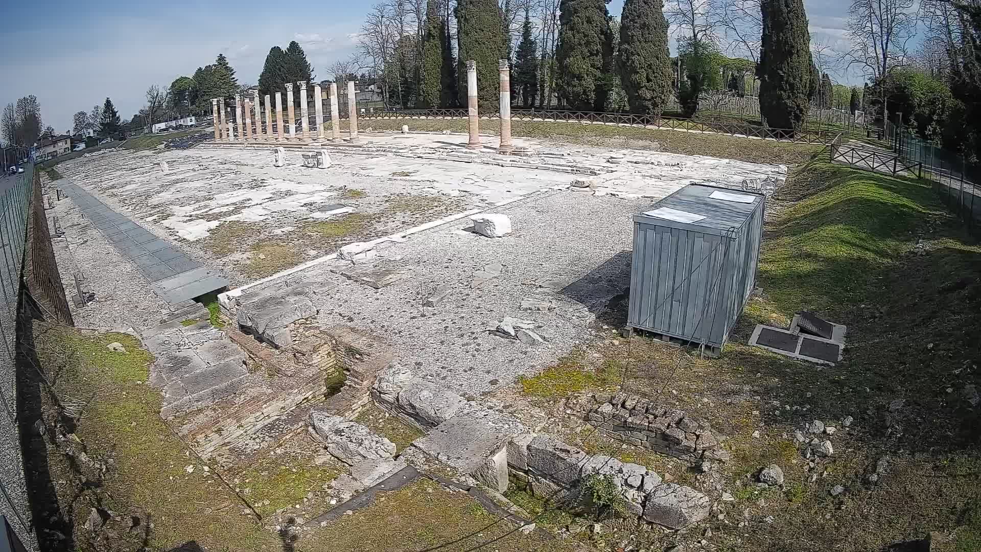 Webcam Forum Romanum von Aquileia – Liveblick auf das antike Zentrum