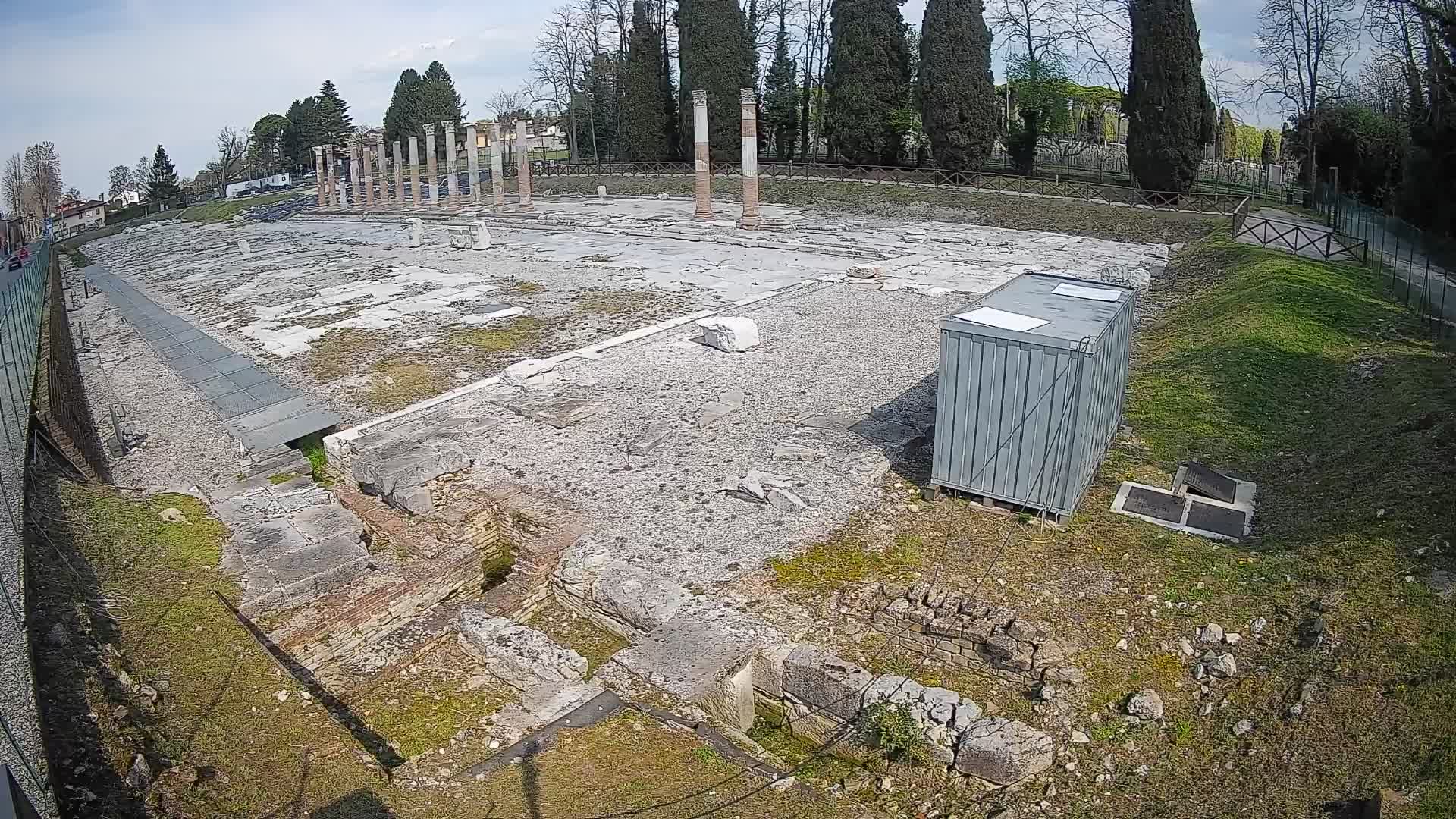 Webcam Foro Romano de Aquileia – Vista en vivo del Foro Romano