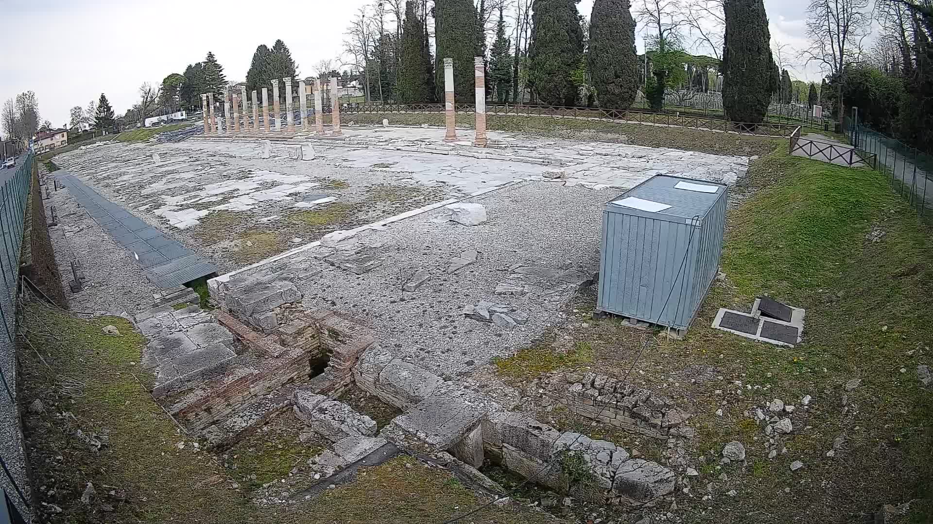 Webcam Foro Romano de Aquileia – Vista en vivo del Foro Romano