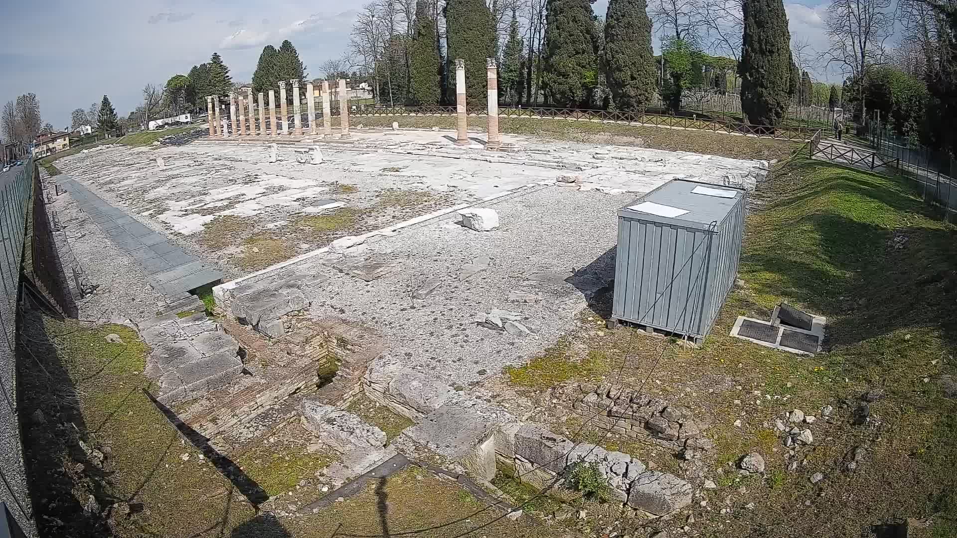 Webcam Forum Romanum von Aquileia – Liveblick auf das antike Zentrum