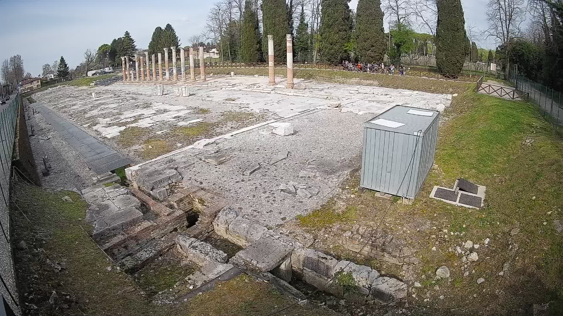 Webcam Forum Romanum von Aquileia – Liveblick auf das antike Zentrum