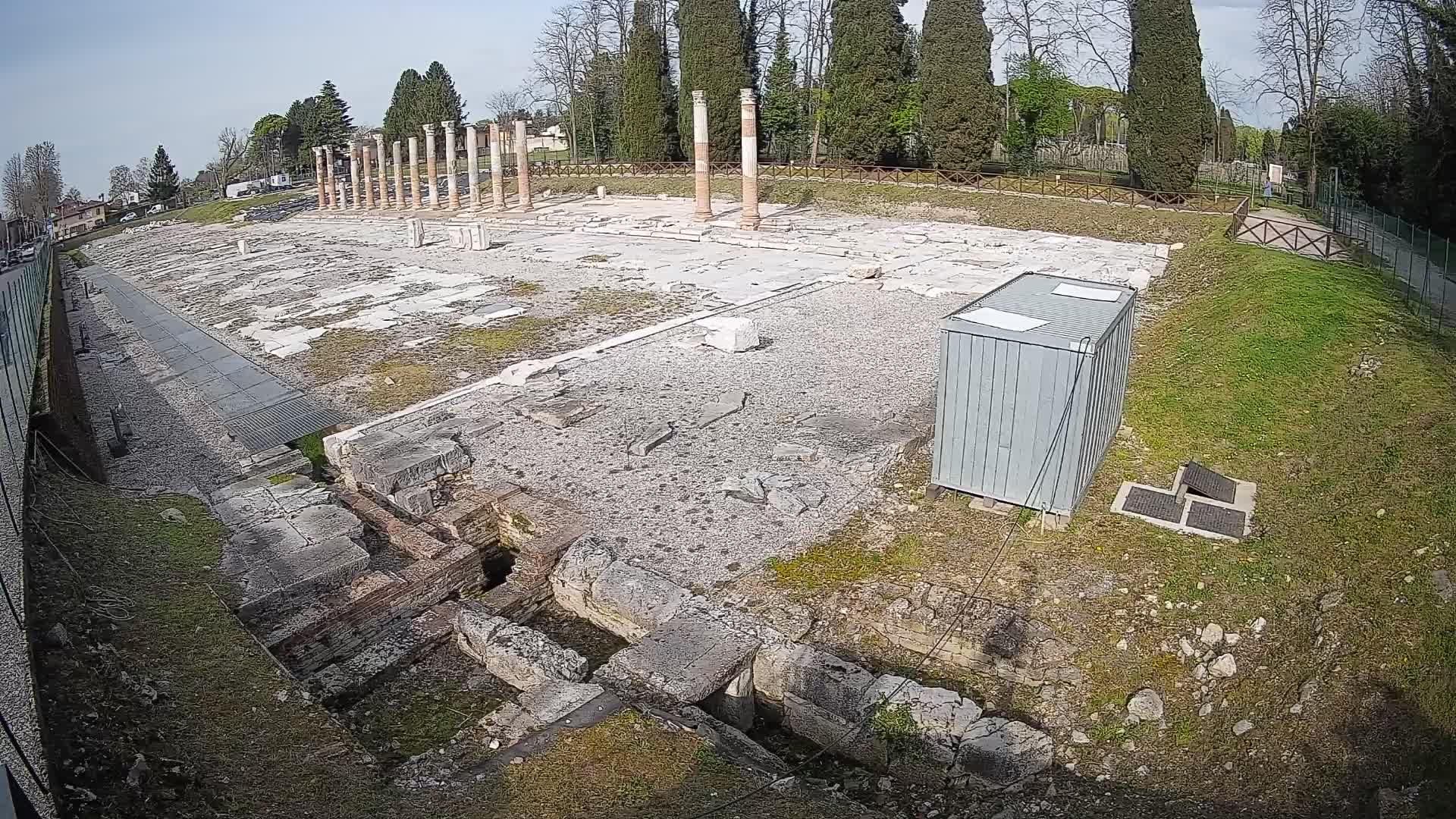 Webcam du Forum Romain d’Aquilée – Vue en direct du site antique