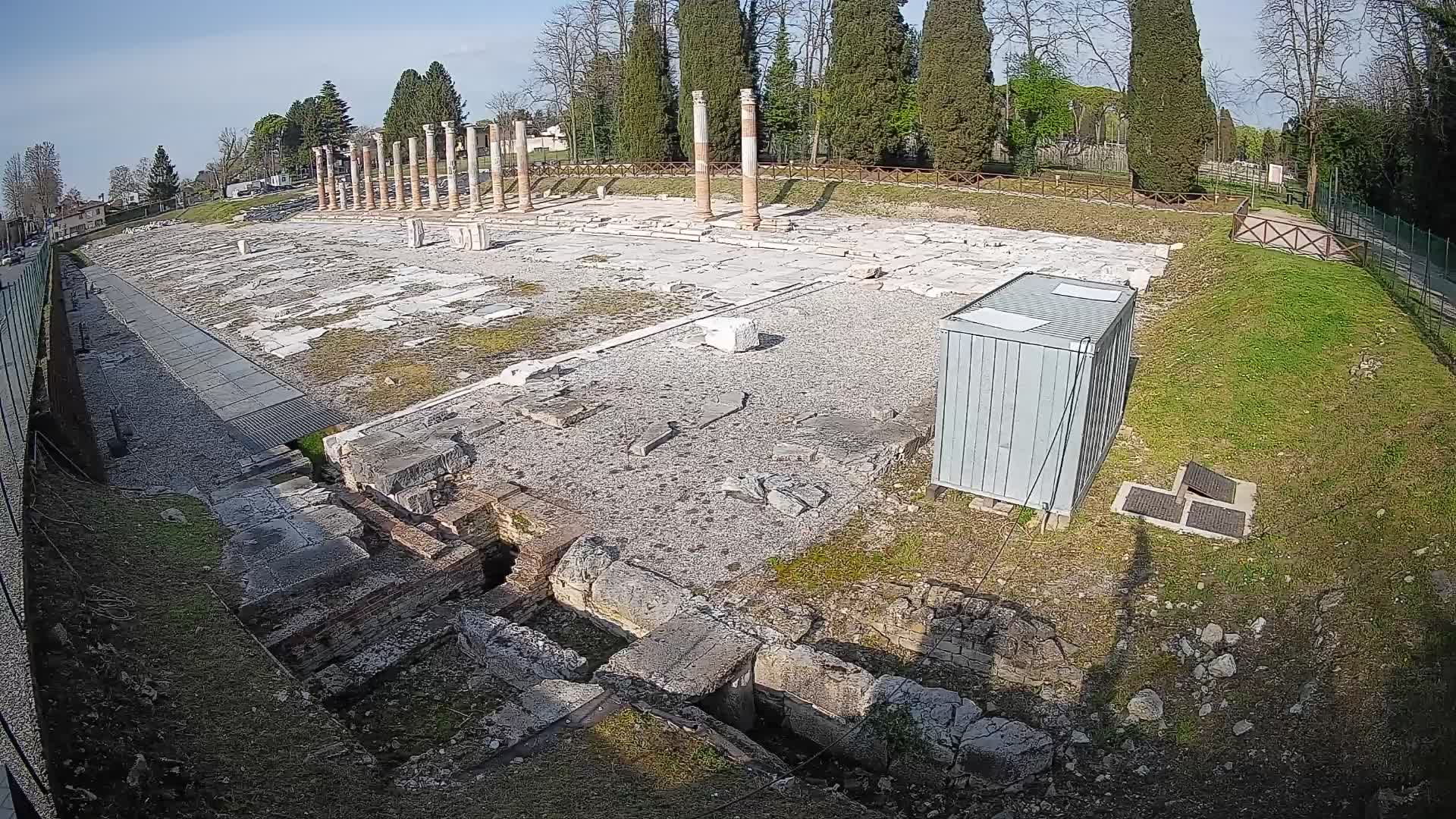 Webcam Foro Romano di Aquileia – Live View of the Ancient Roman Forum
