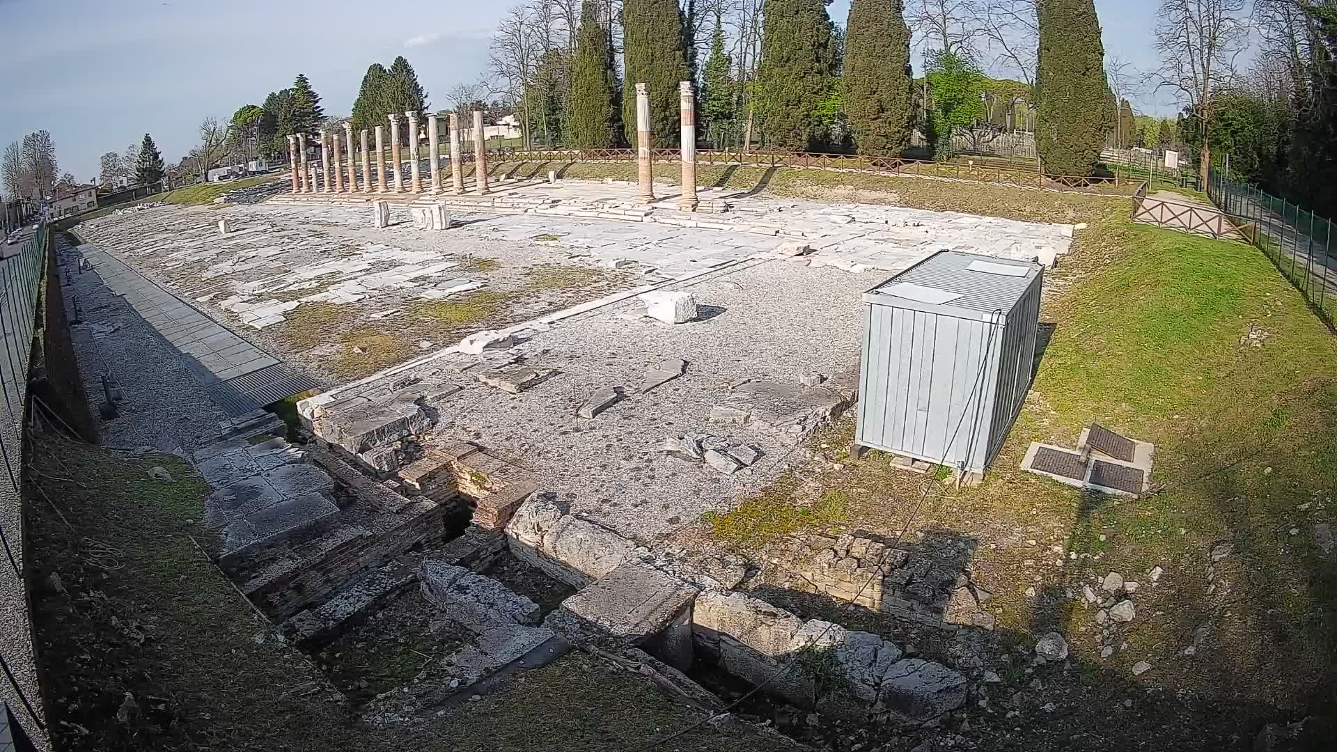 Webcam Foro Romano di Aquileia – Live View of the Ancient Roman Forum