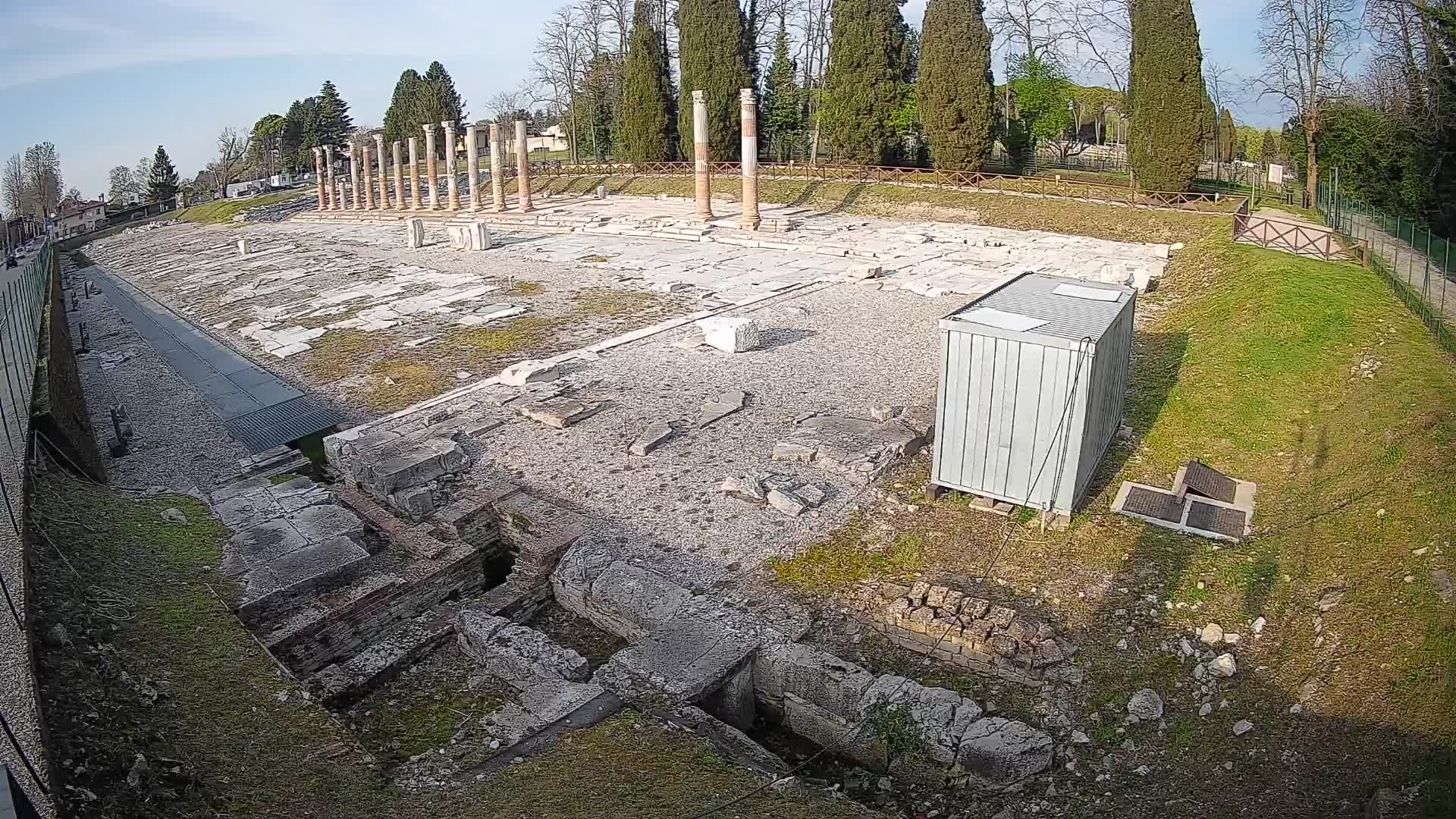 Webcam Foro Romano di Aquileia – Live View of the Ancient Roman Forum