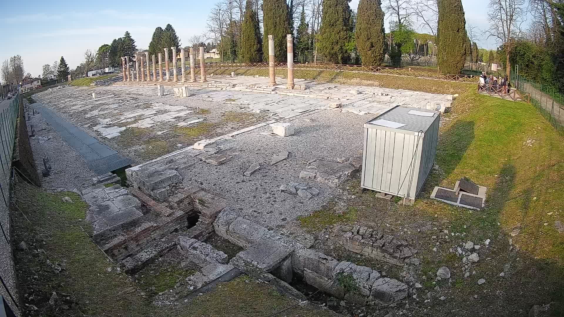 Webcam Foro Romano di Aquileia – Live View of the Ancient Roman Forum