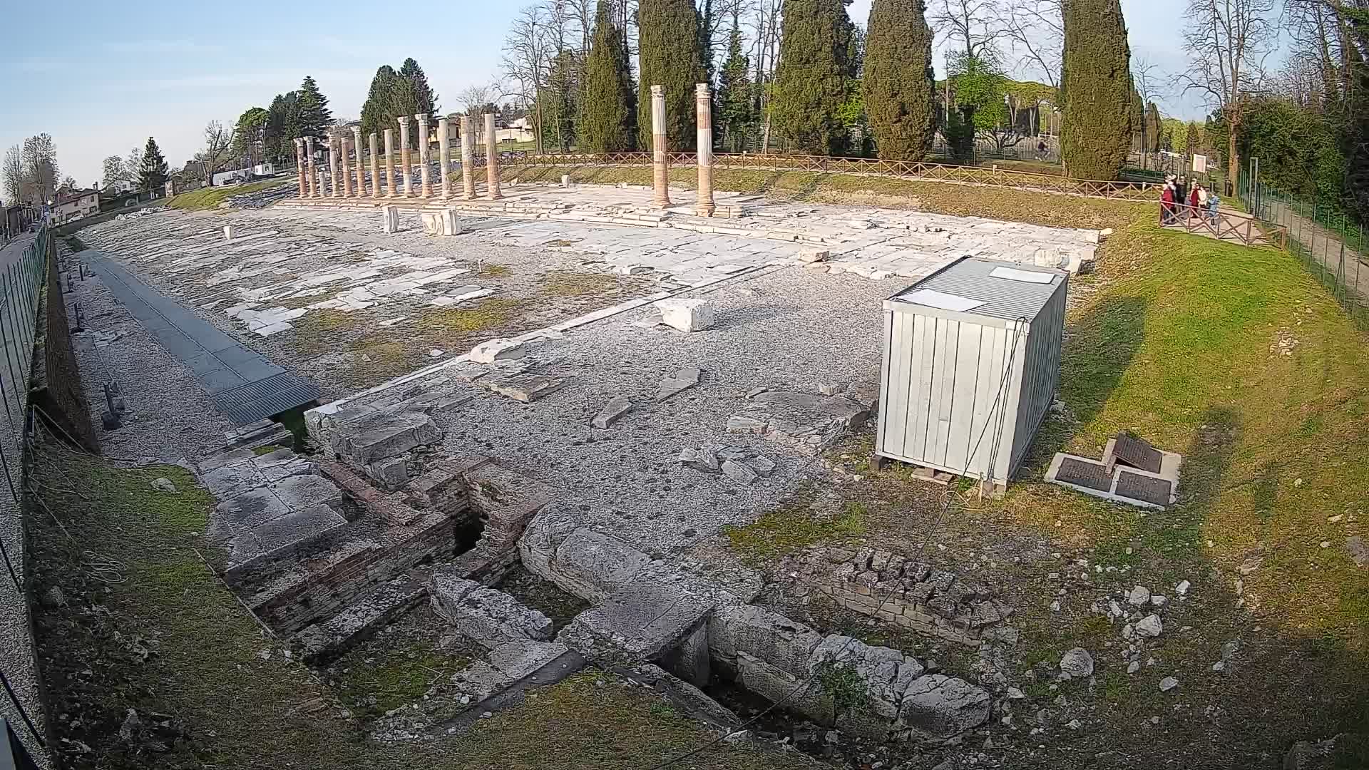 Webcam Foro Romano di Aquileia – Live View of the Ancient Roman Forum