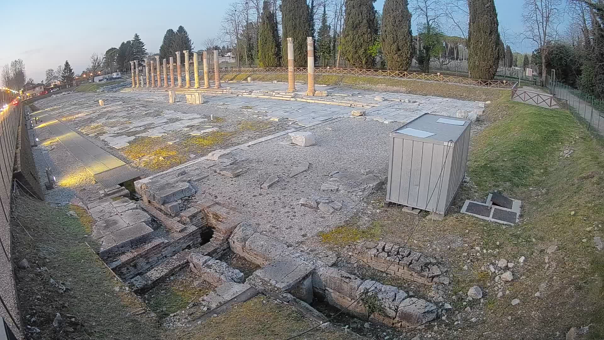 Webcam Forum Romanum von Aquileia – Liveblick auf das antike Zentrum