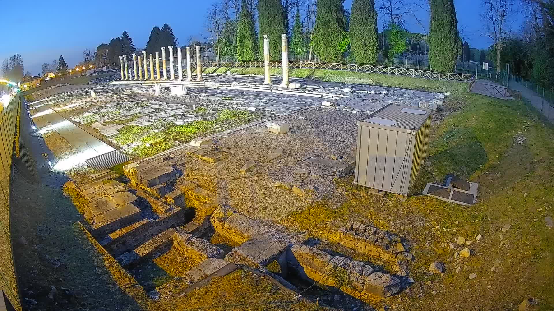 Webcam Forum Romanum von Aquileia – Liveblick auf das antike Zentrum