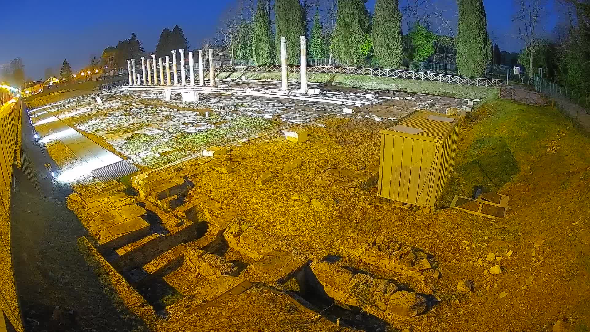 Webcam Forum Romanum von Aquileia – Liveblick auf das antike Zentrum