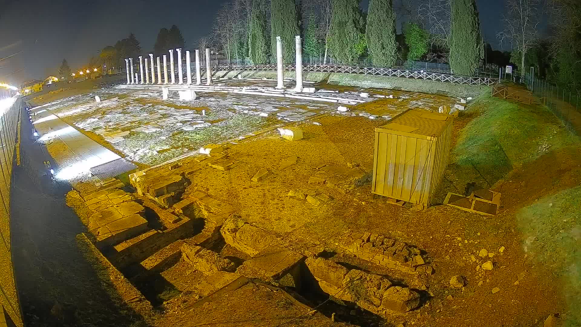 Webcam Forum Romanum von Aquileia – Liveblick auf das antike Zentrum