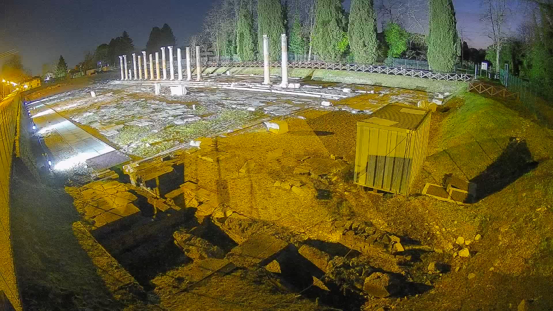 Webcam Forum Romanum von Aquileia – Liveblick auf das antike Zentrum