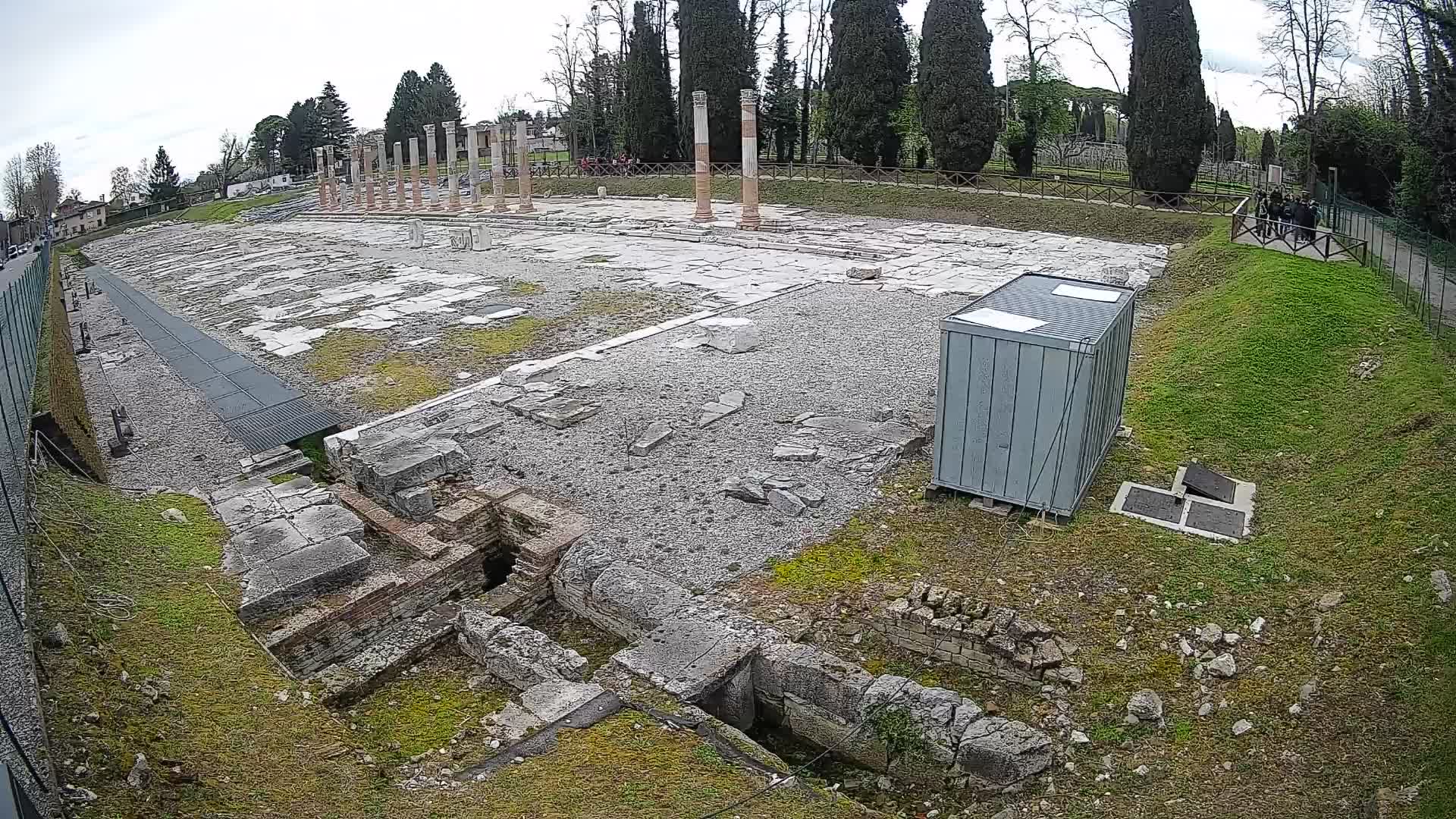 Webcam Forum Romanum von Aquileia – Liveblick auf das antike Zentrum