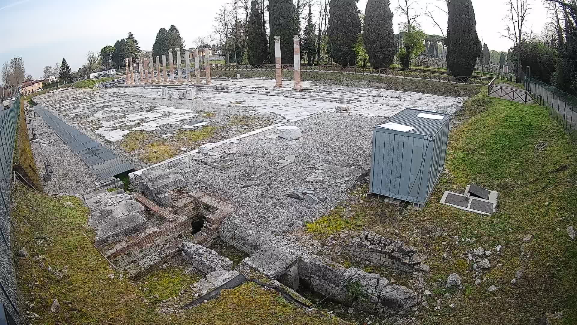 Webcam Forum Romanum von Aquileia – Liveblick auf das antike Zentrum
