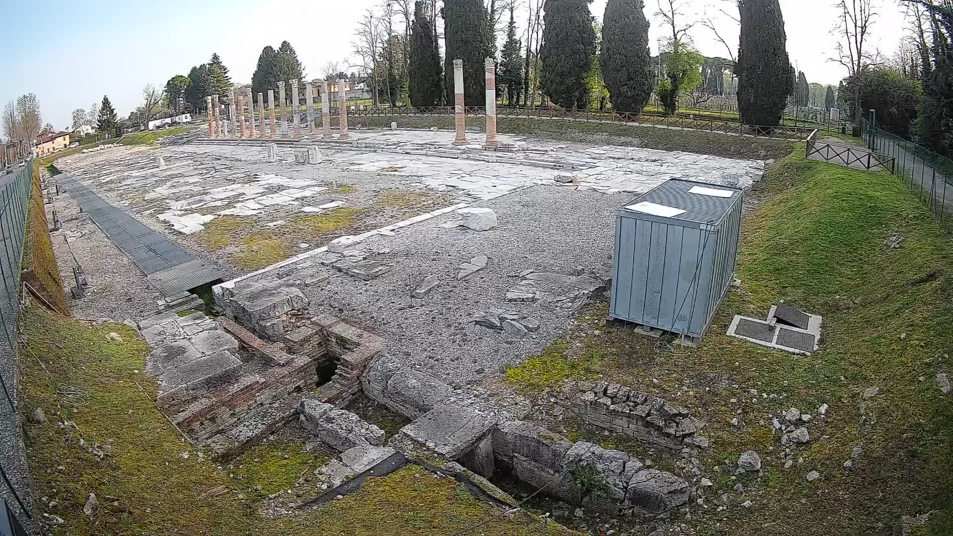 Webcam Foro Romano de Aquileia – Vista en vivo del Foro Romano