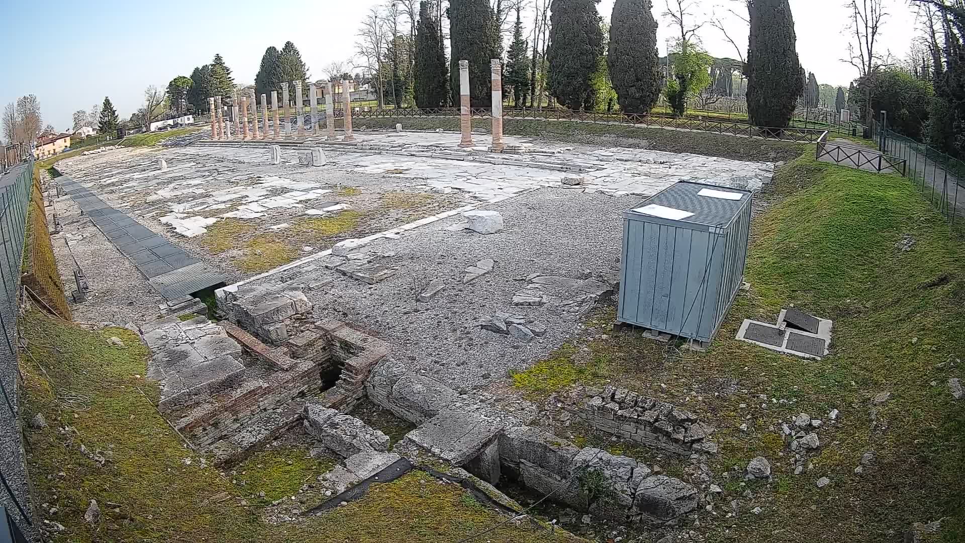 Webcam Forum Romanum von Aquileia – Liveblick auf das antike Zentrum