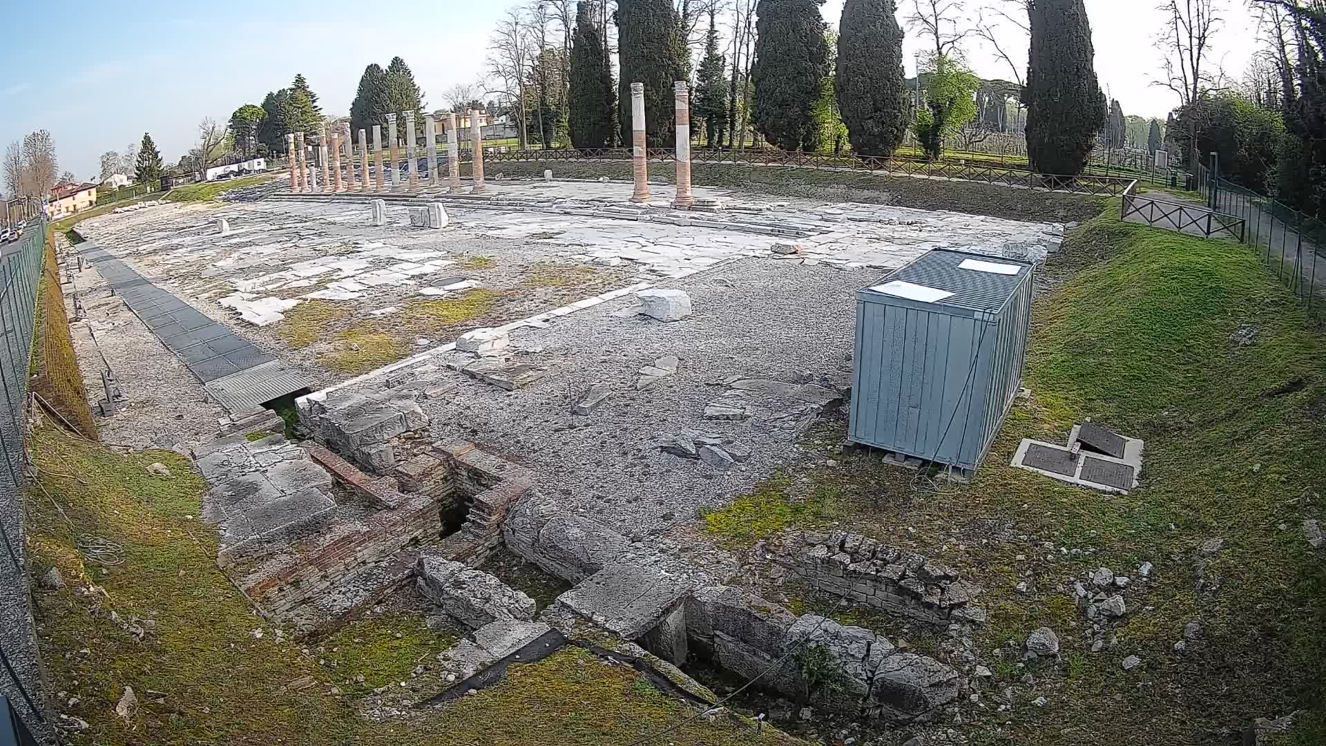 Webcam Forum Romanum von Aquileia – Liveblick auf das antike Zentrum