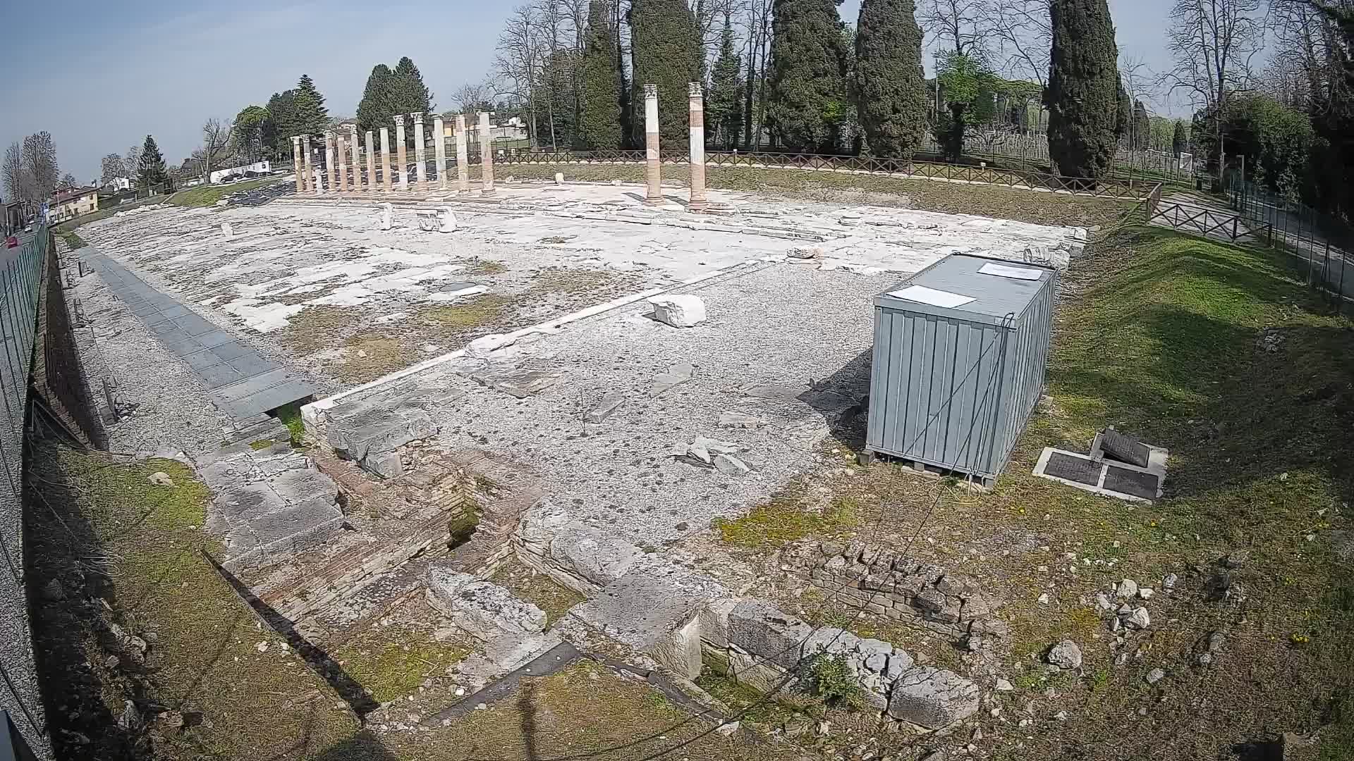 Webcam Forum Romanum von Aquileia – Liveblick auf das antike Zentrum