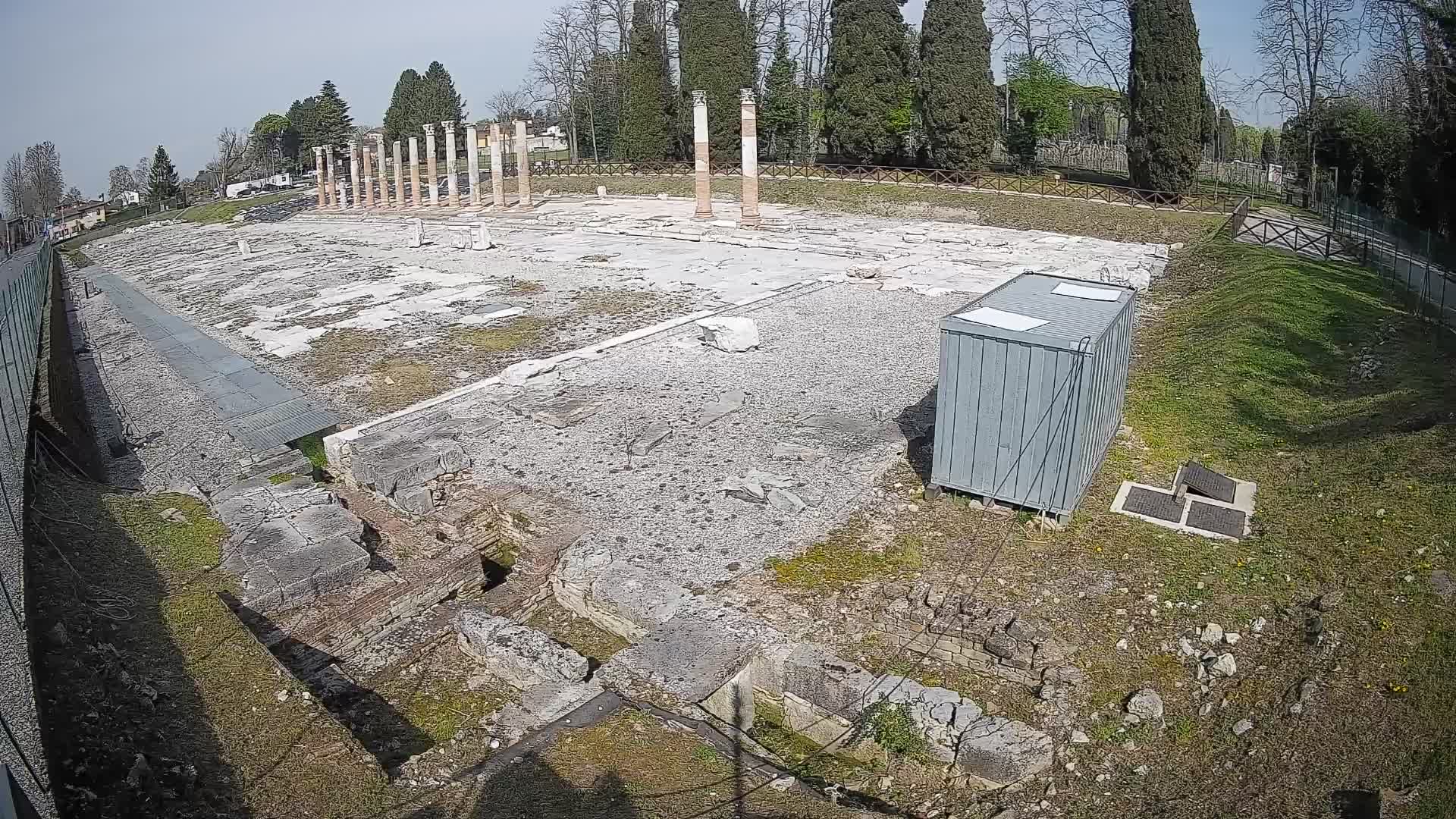 Webcam du Forum Romain d’Aquilée – Vue en direct du site antique