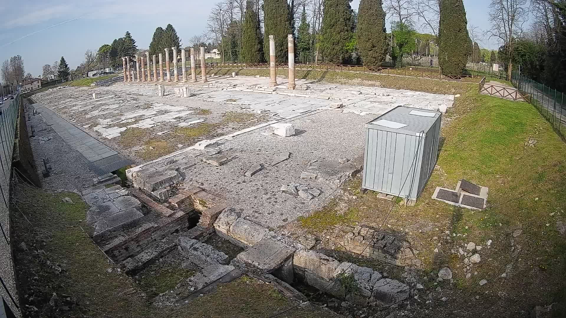 Webcam Foro Romano di Aquileia – Live View of the Ancient Roman Forum