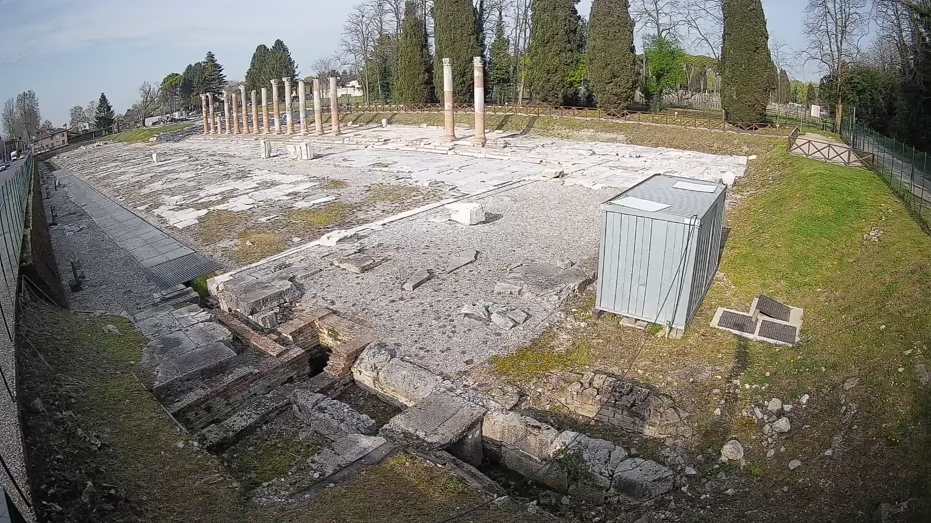 Webcam Foro Romano di Aquileia – Live View of the Ancient Roman Forum