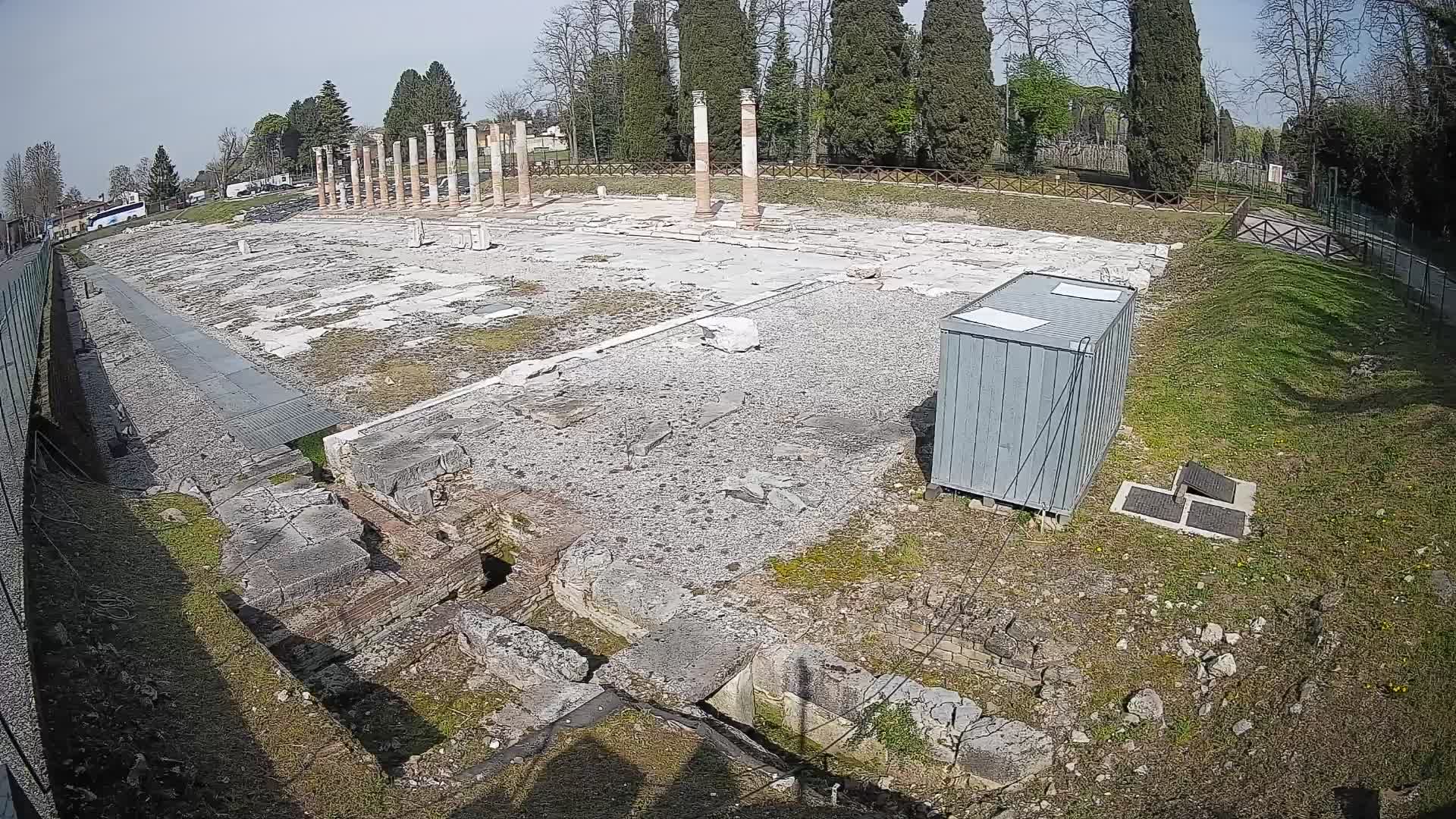 Webcam Foro Romano di Aquileia – Vista live sull’antico Foro