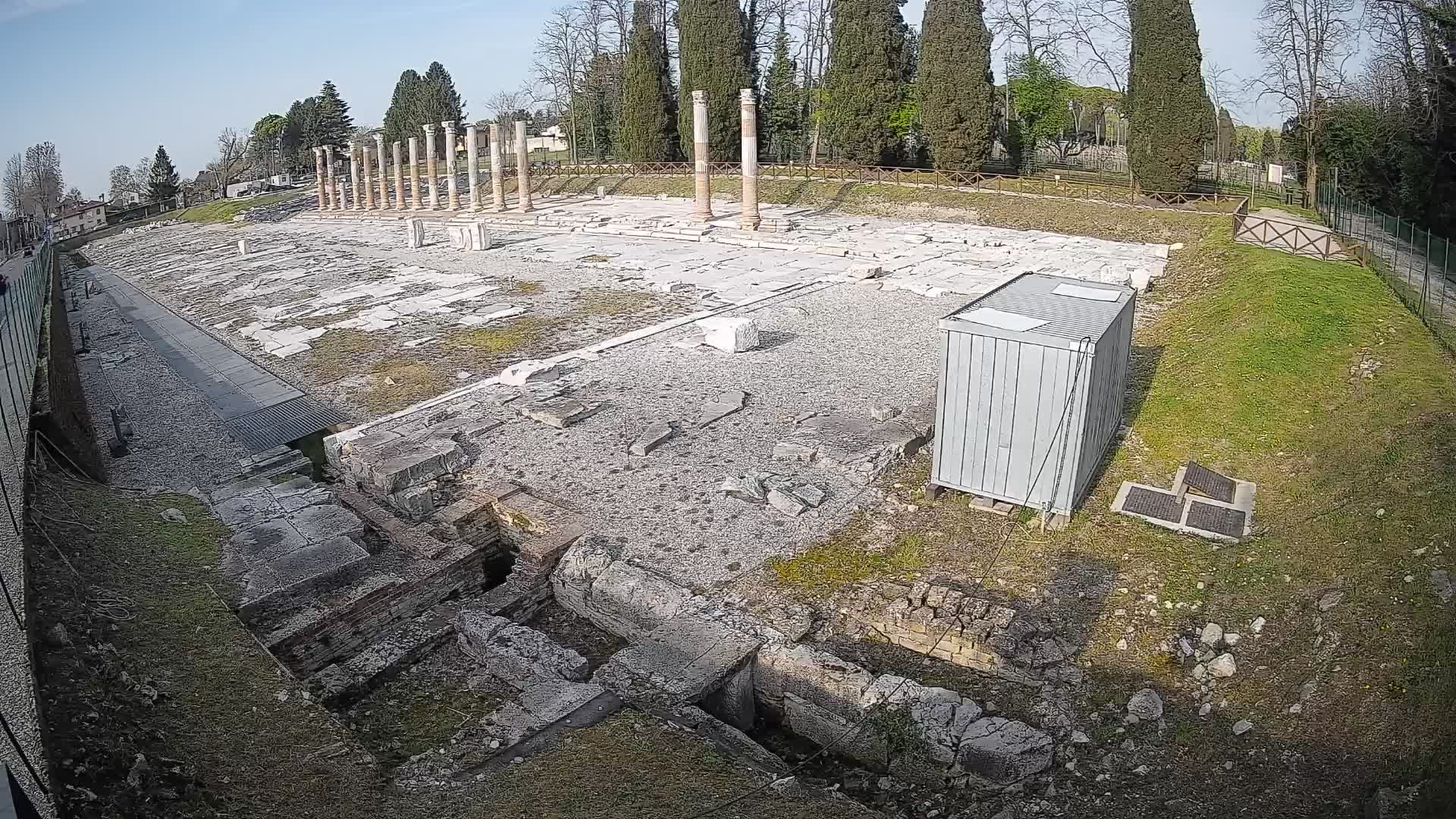Webcam Forum Romanum von Aquileia – Liveblick auf das antike Zentrum
