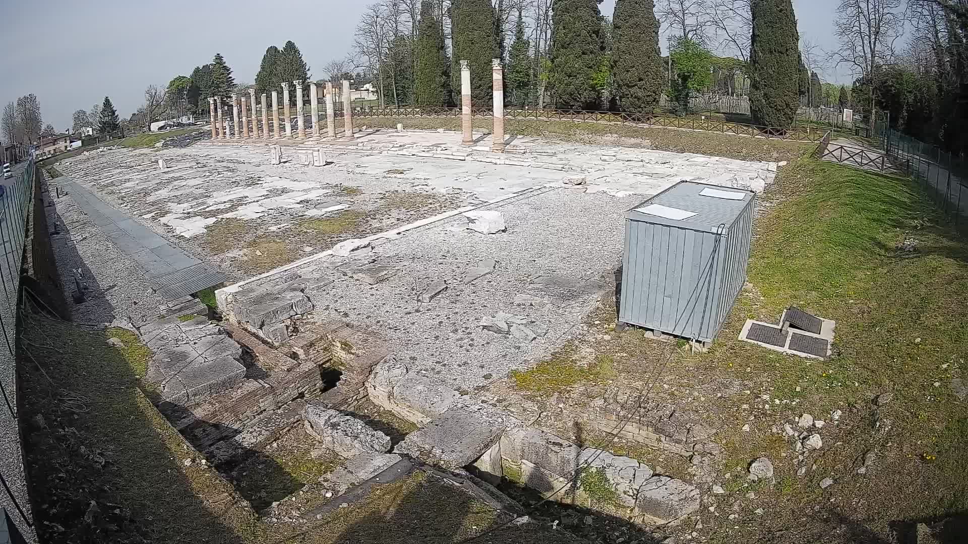Webcam Foro Romano de Aquileia – Vista en vivo del Foro Romano