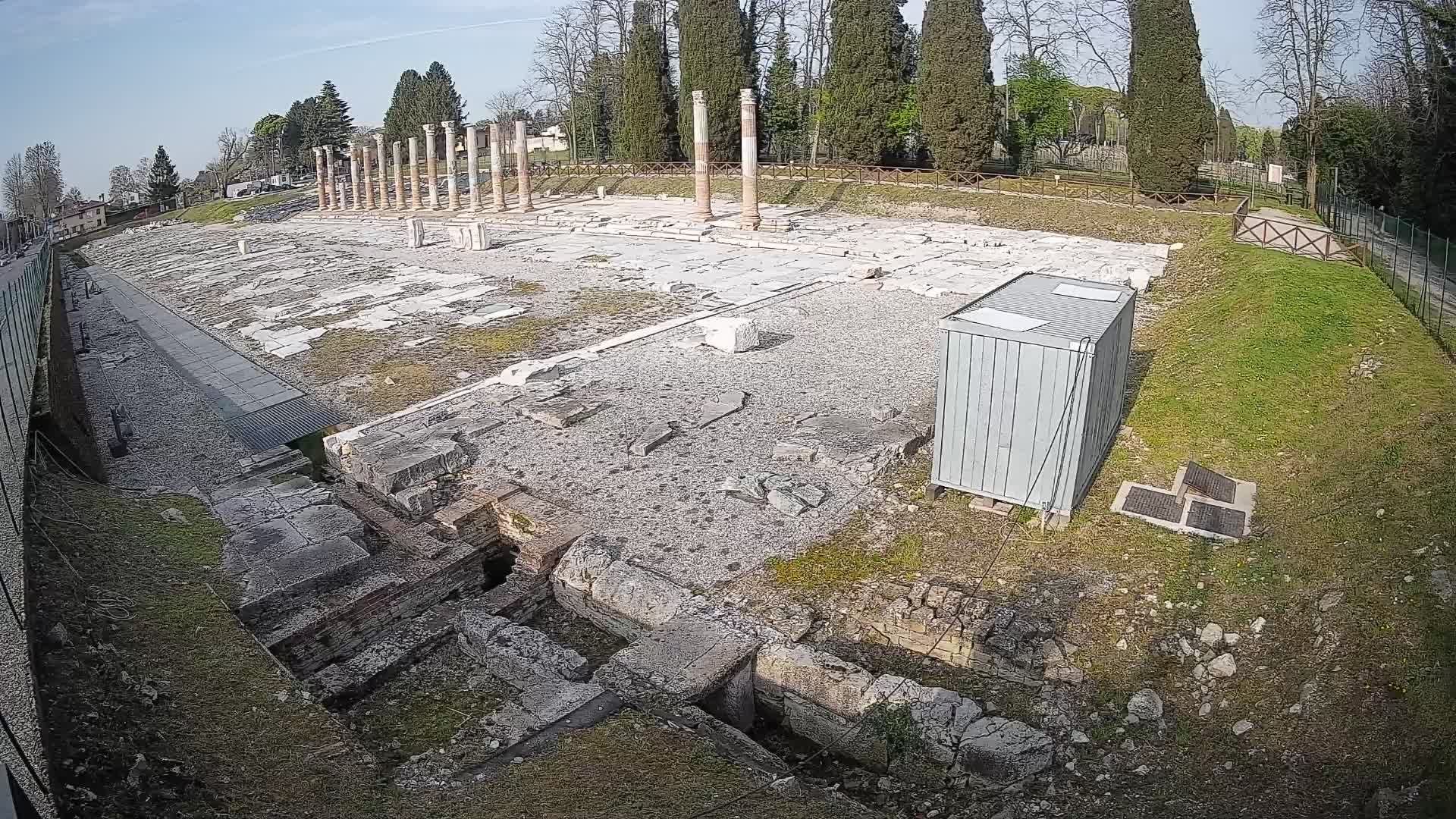 Webcam Foro Romano de Aquileia – Vista en vivo del Foro Romano