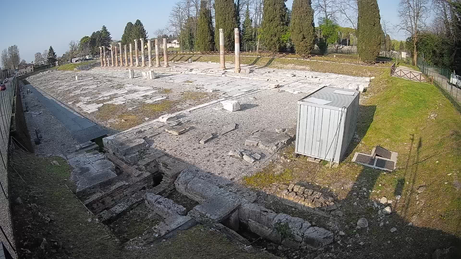 Webcam Foro Romano di Aquileia – Live View of the Ancient Roman Forum