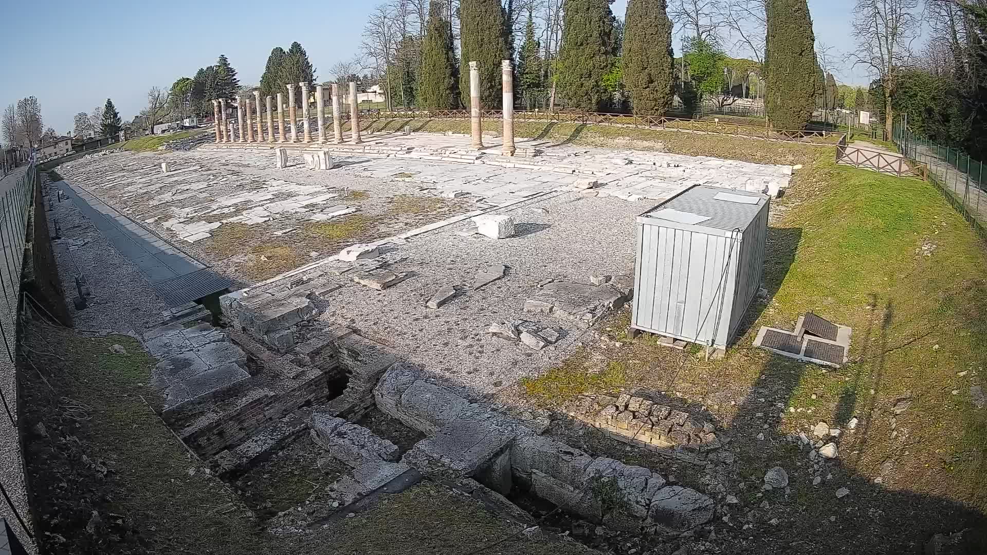 Webcam Foro Romano di Aquileia – Live View of the Ancient Roman Forum