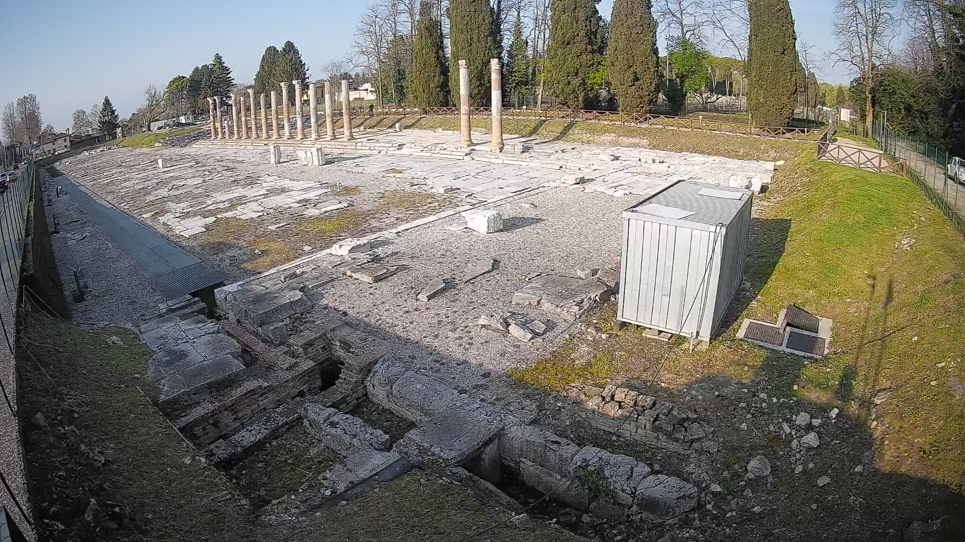 Webcam Foro Romano di Aquileia – Live View of the Ancient Roman Forum