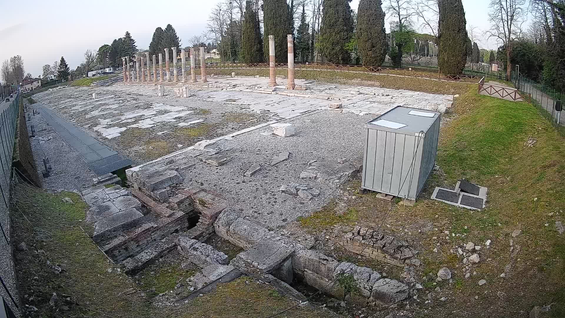 Webcam Forum Romanum von Aquileia – Liveblick auf das antike Zentrum