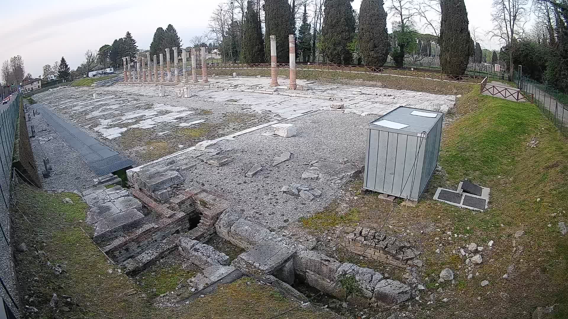 Webcam Foro Romano de Aquileia – Vista en vivo del Foro Romano
