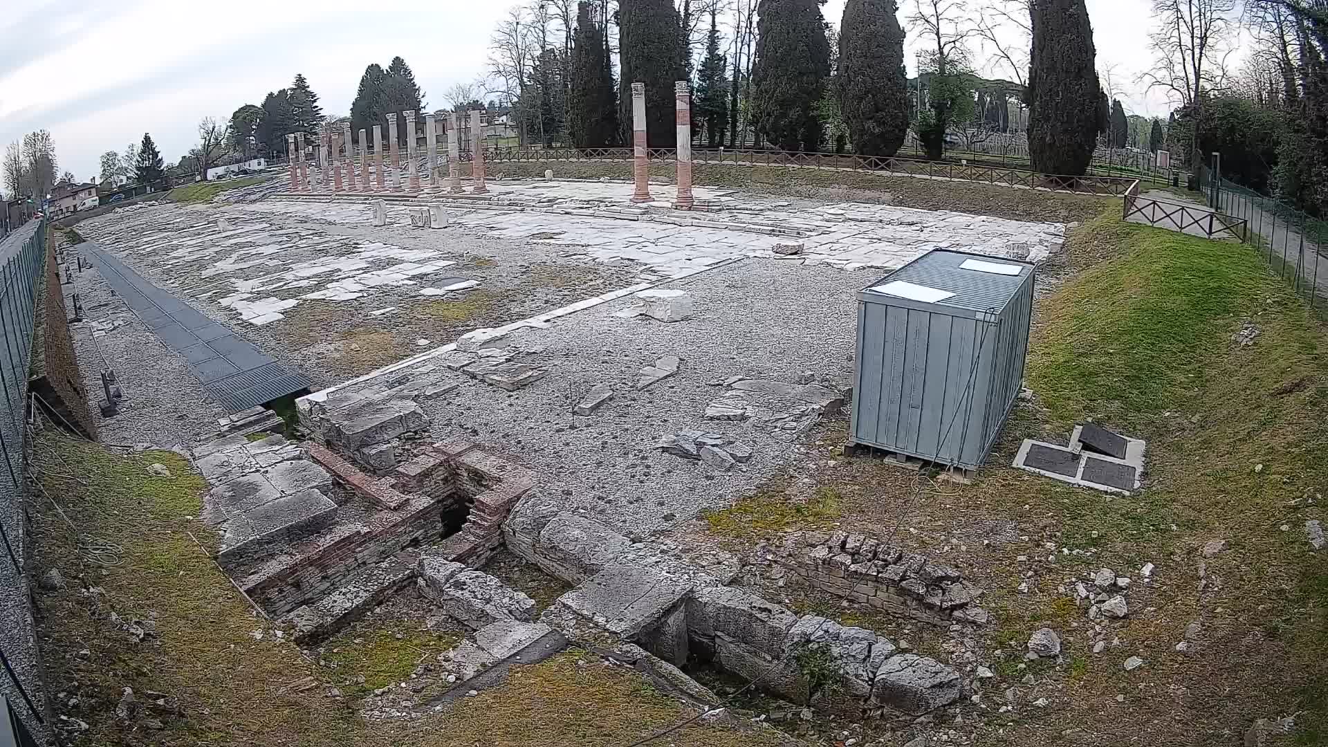 Webcam Forum Romanum von Aquileia – Liveblick auf das antike Zentrum
