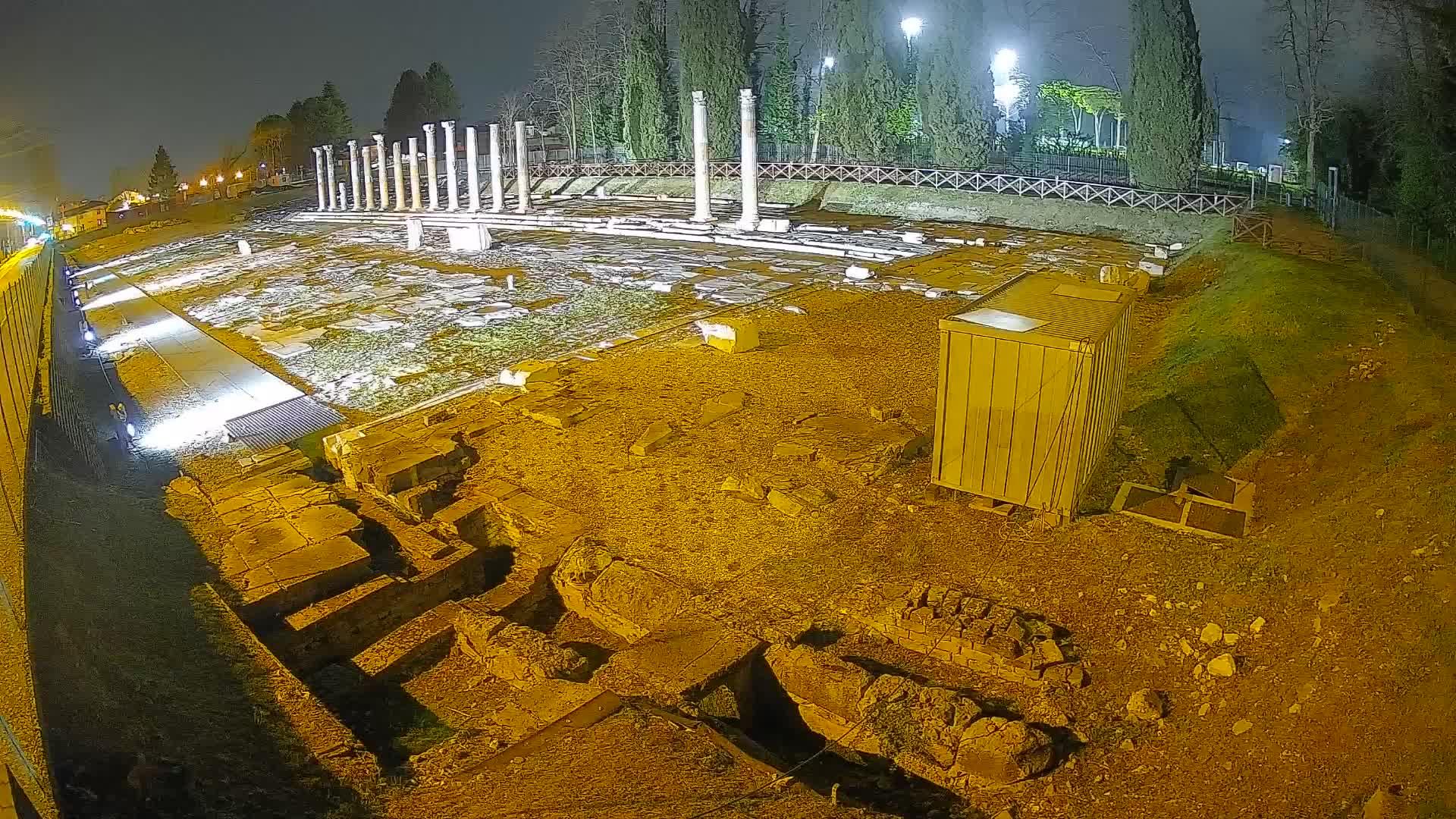 Webcam Foro Romano di Aquileia – Live View of the Ancient Roman Forum