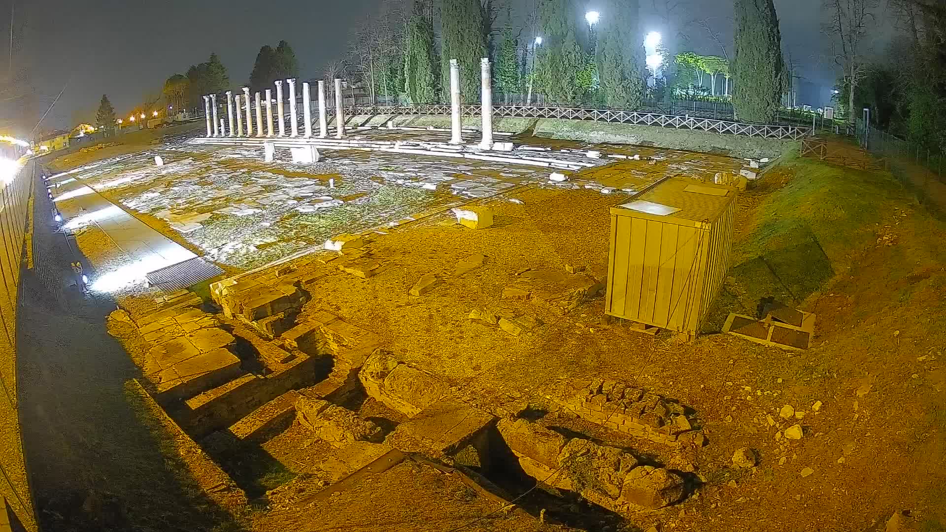 Webcam Foro Romano di Aquileia – Live View of the Ancient Roman Forum