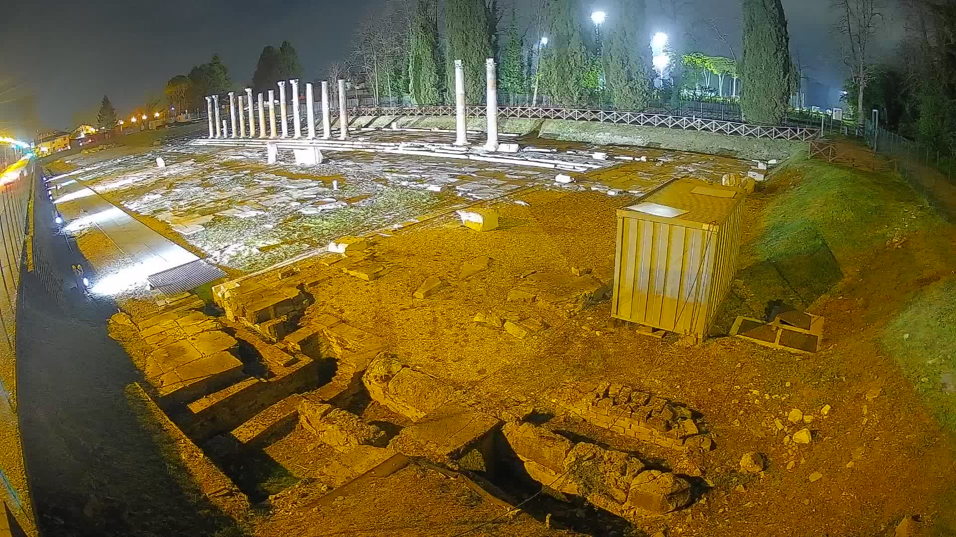 Webcam Foro Romano di Aquileia – Live View of the Ancient Roman Forum