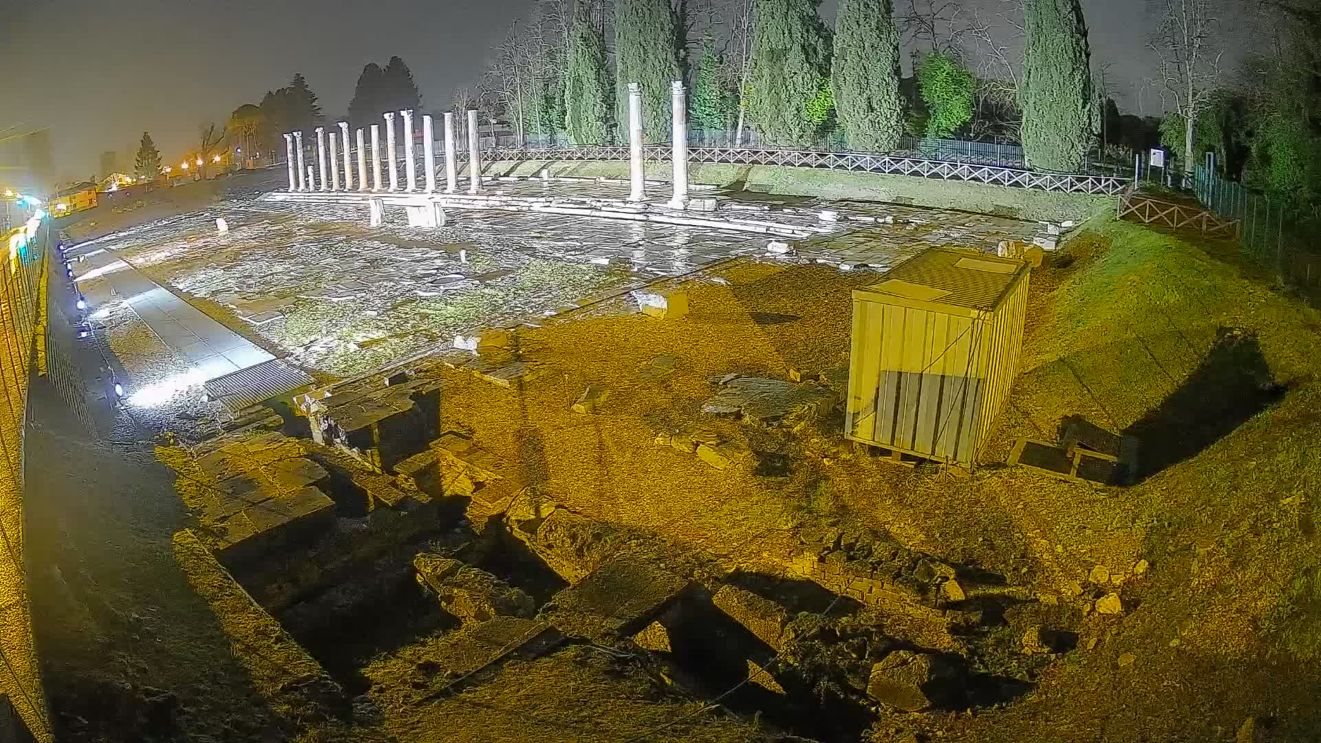 Webcam Forum Romanum von Aquileia – Liveblick auf das antike Zentrum