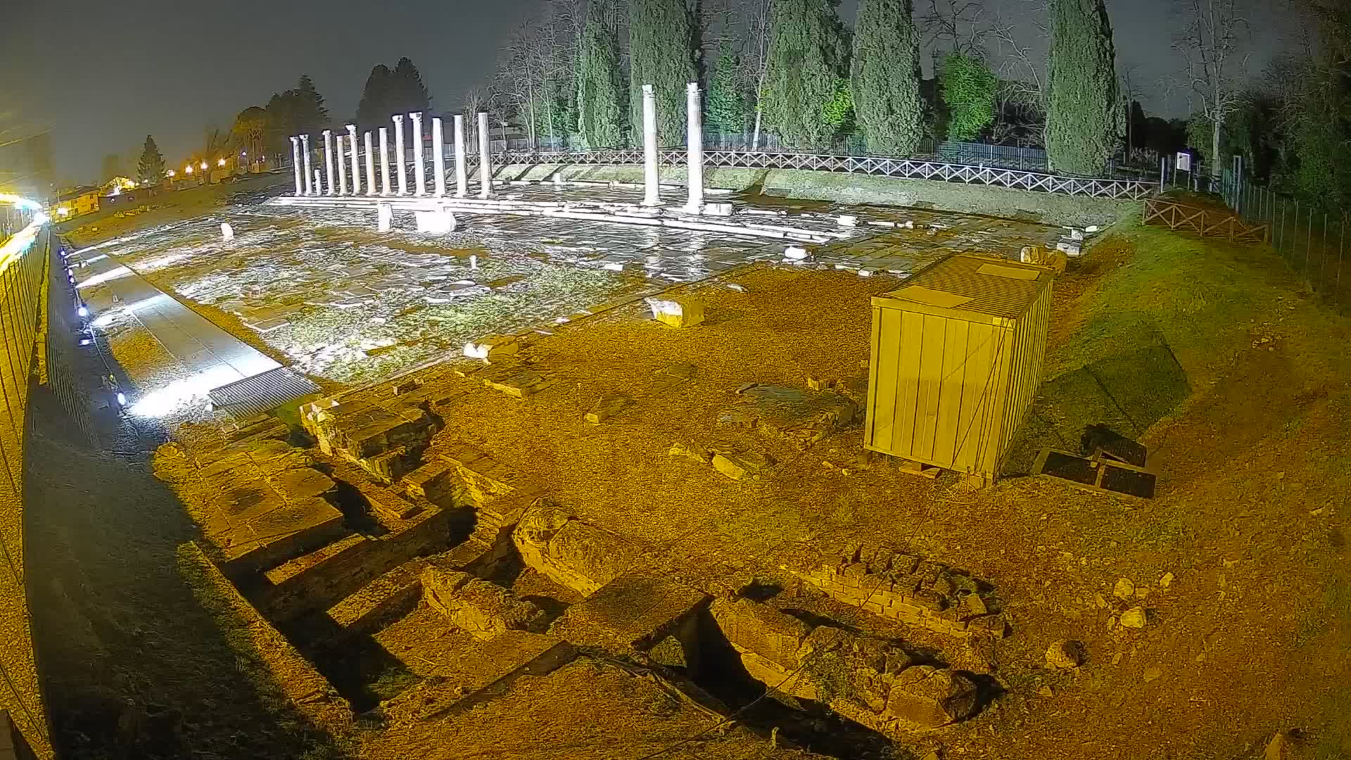 Webcam Forum Romanum von Aquileia – Liveblick auf das antike Zentrum