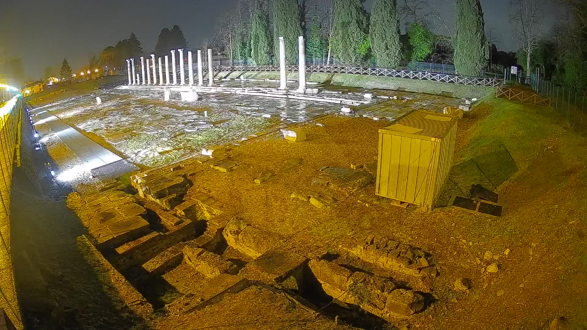 Webcam du Forum Romain d’Aquilée – Vue en direct du site antique