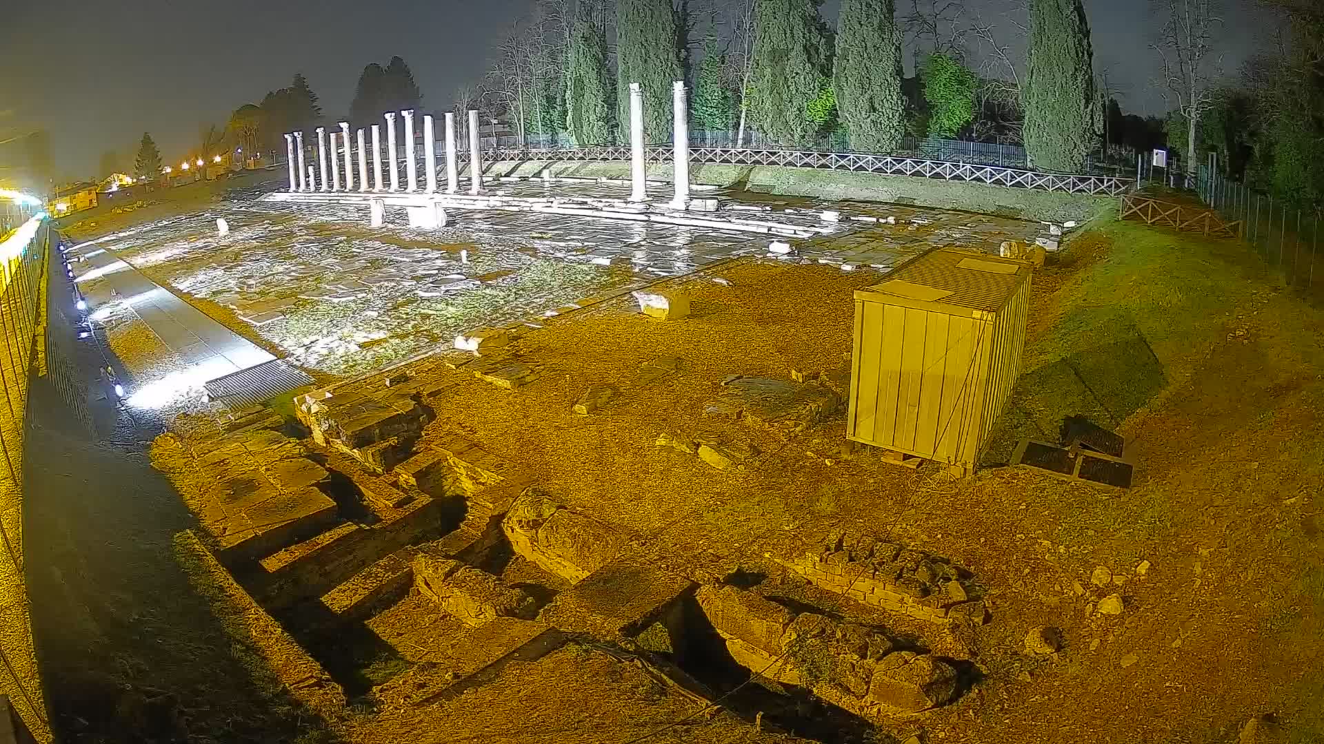 Webcam Foro Romano de Aquileia – Vista en vivo del Foro Romano