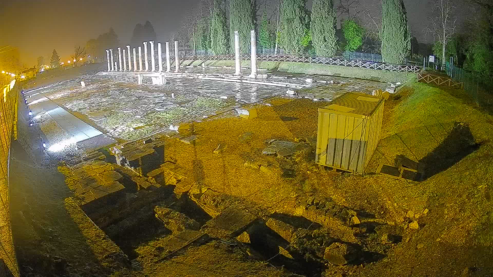Webcam Forum Romanum von Aquileia – Liveblick auf das antike Zentrum