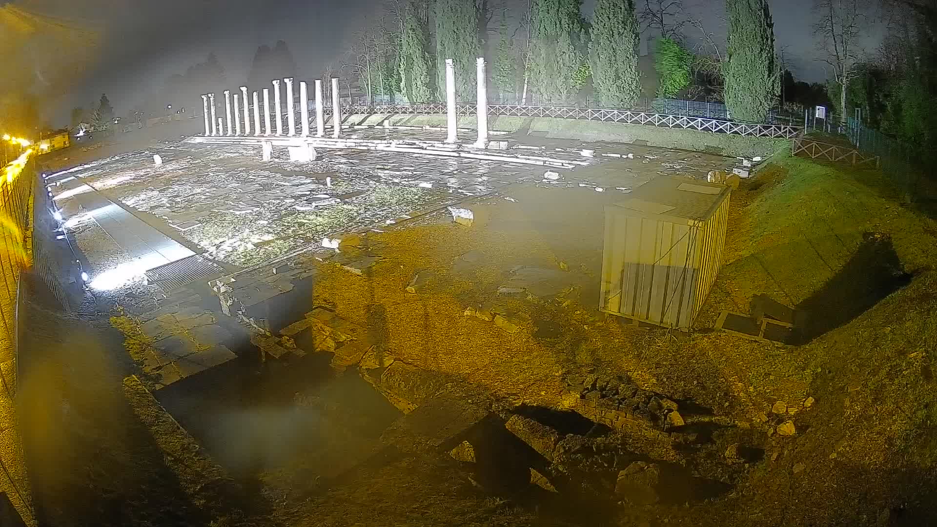 Webcam Foro Romano di Aquileia – Live View of the Ancient Roman Forum