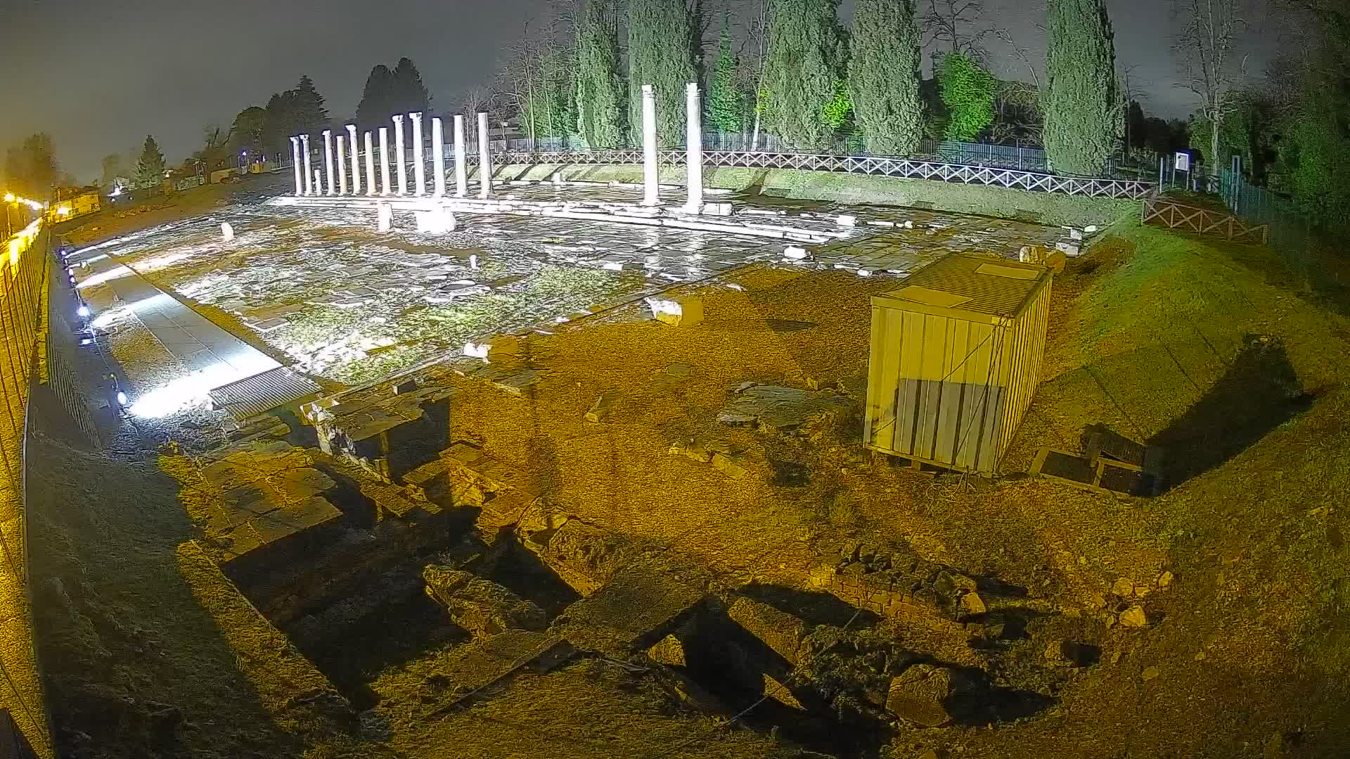 Webcam Forum Romanum von Aquileia – Liveblick auf das antike Zentrum