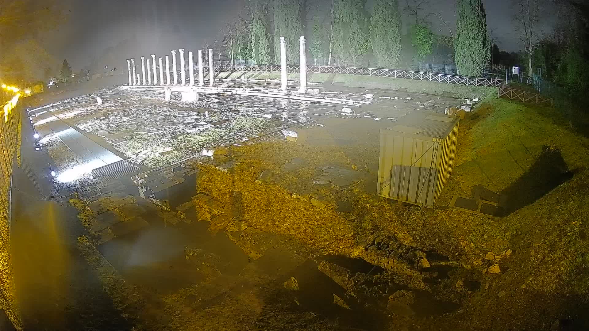 Webcam du Forum Romain d’Aquilée – Vue en direct du site antique