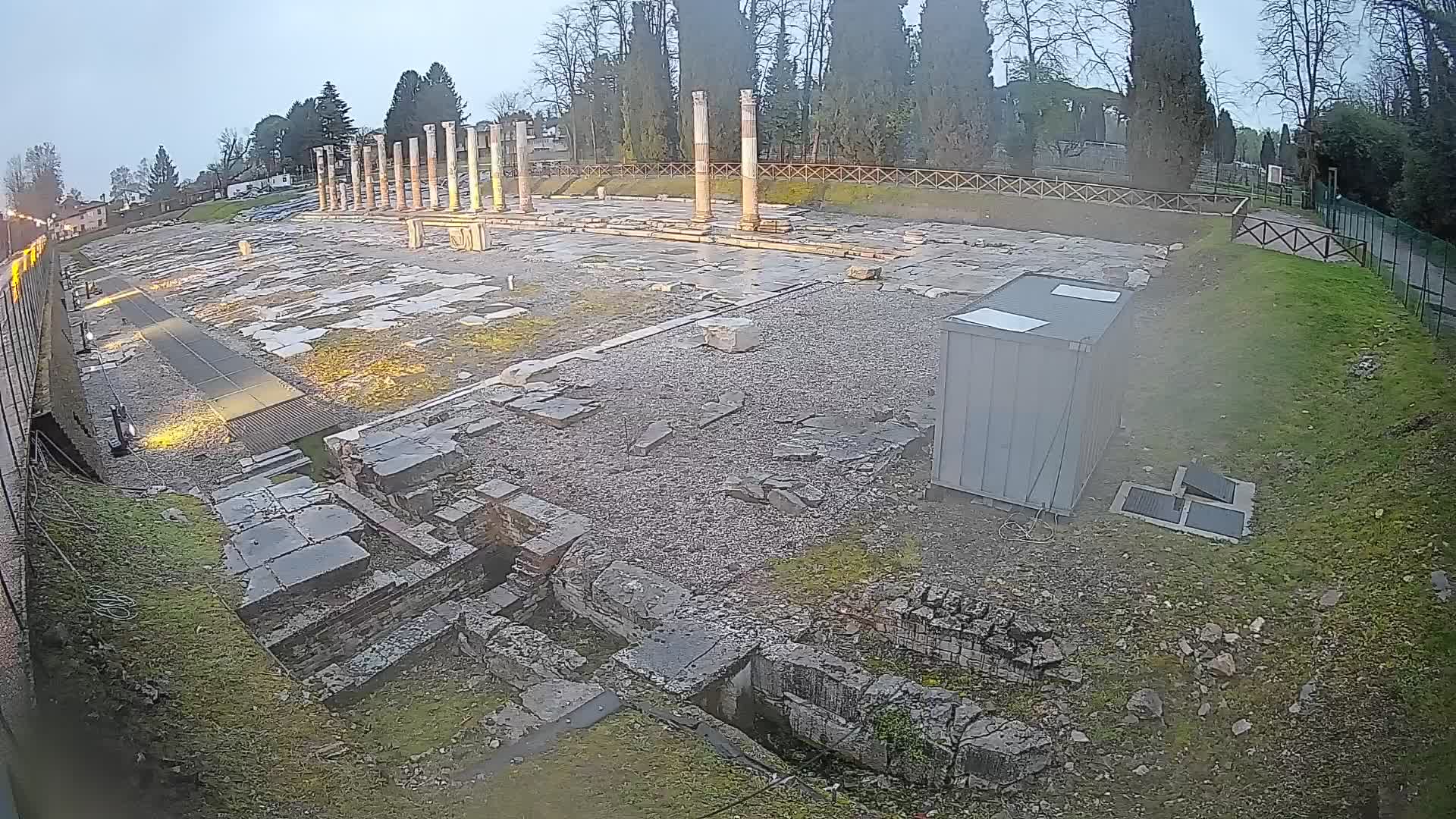 Webcam Forum Romanum von Aquileia – Liveblick auf das antike Zentrum
